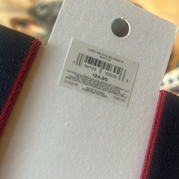 Gymboree Suspender Set Navy and Red Plaid 12-24 Month - Picture 4 of 4